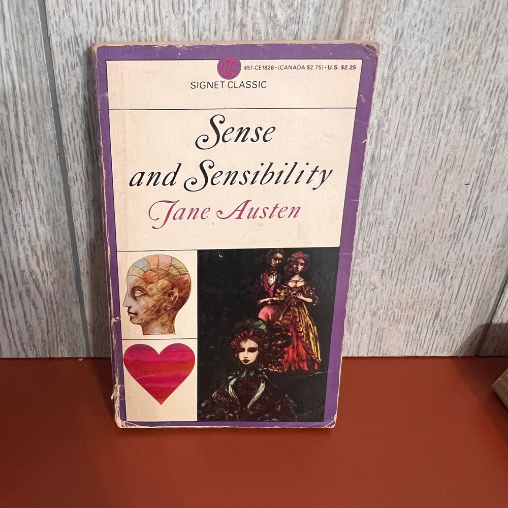 Sense and Sensibility Jane Austen Signet Classic Vintage Paperback 1980